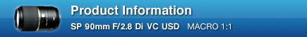 Product Information SP70-300mm F/4-5.6 Di VC USD  SP70-300mm F/4-5.6 Di USD